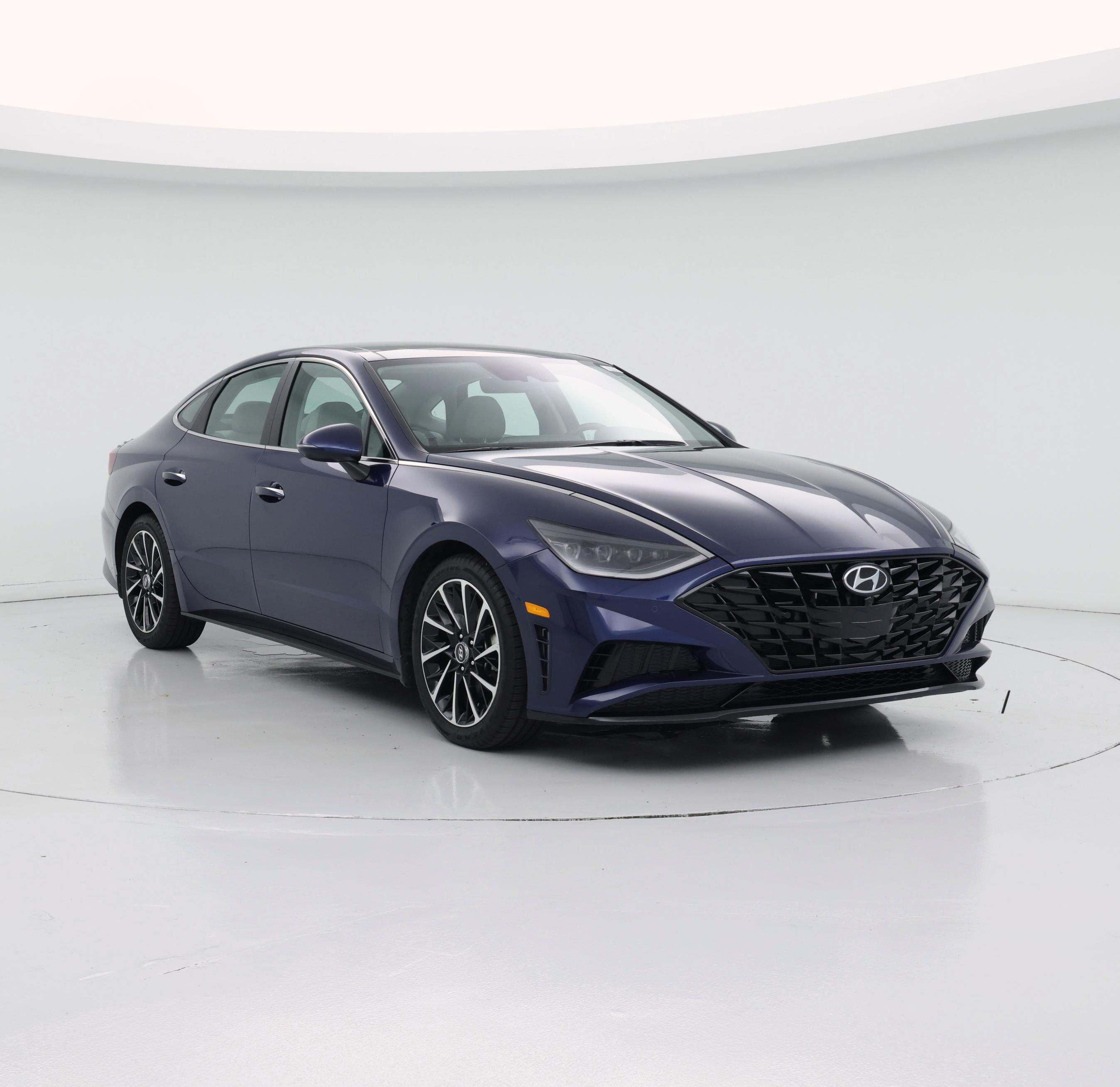 Blue 2021 Hyundai Sonata Sedan Front-Wheel Drive Automatic
