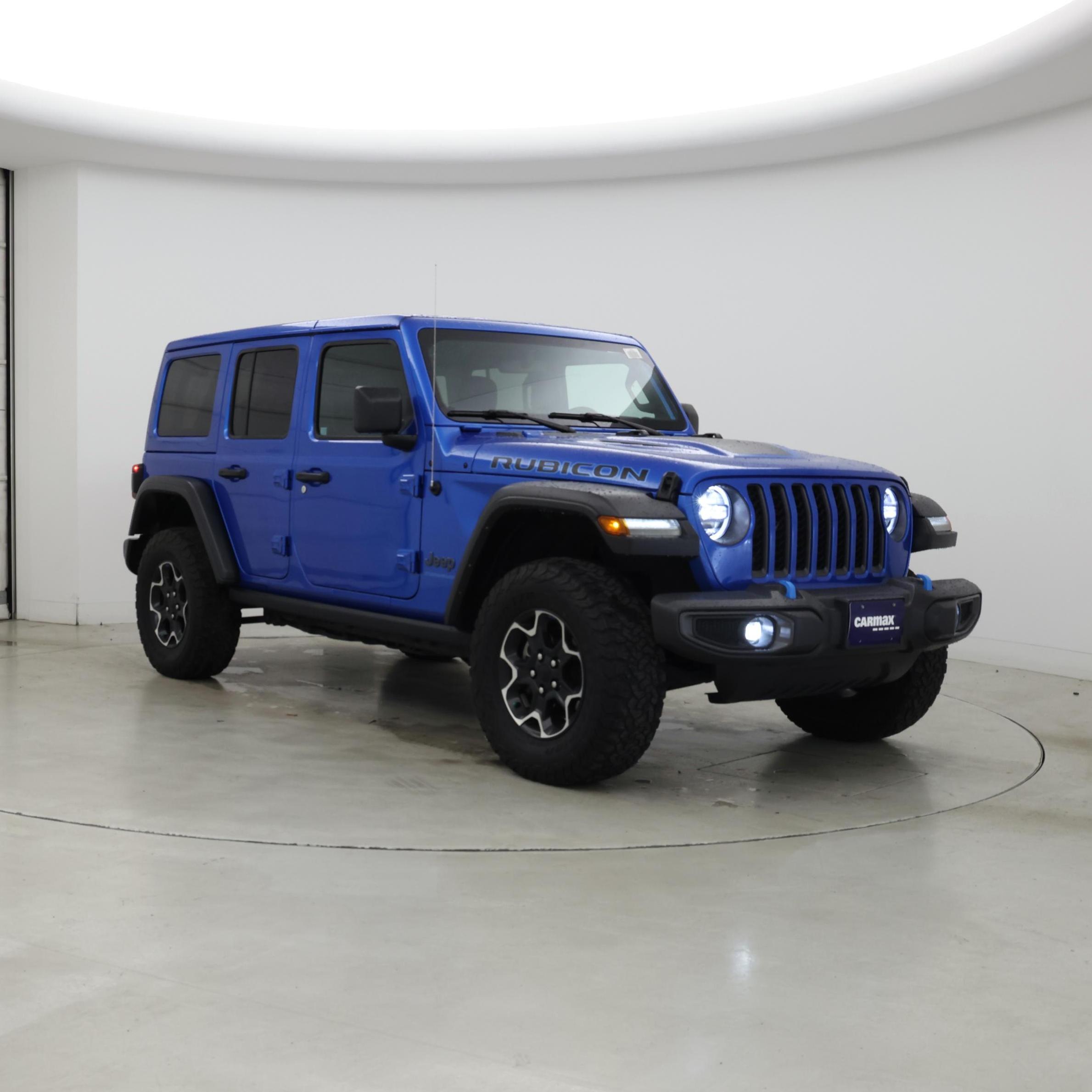 Blue 2023 Jeep Wrangler 4xe SUV / Crossover Four-Wheel Drive Automatic