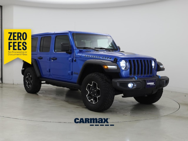 Blue 2023 Jeep Wrangler 4xe SUV / Crossover Four-Wheel Drive Automatic