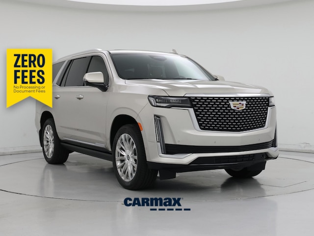 Silver 2021 Cadillac Escalade SUV / Crossover Rear-Wheel Drive Automatic