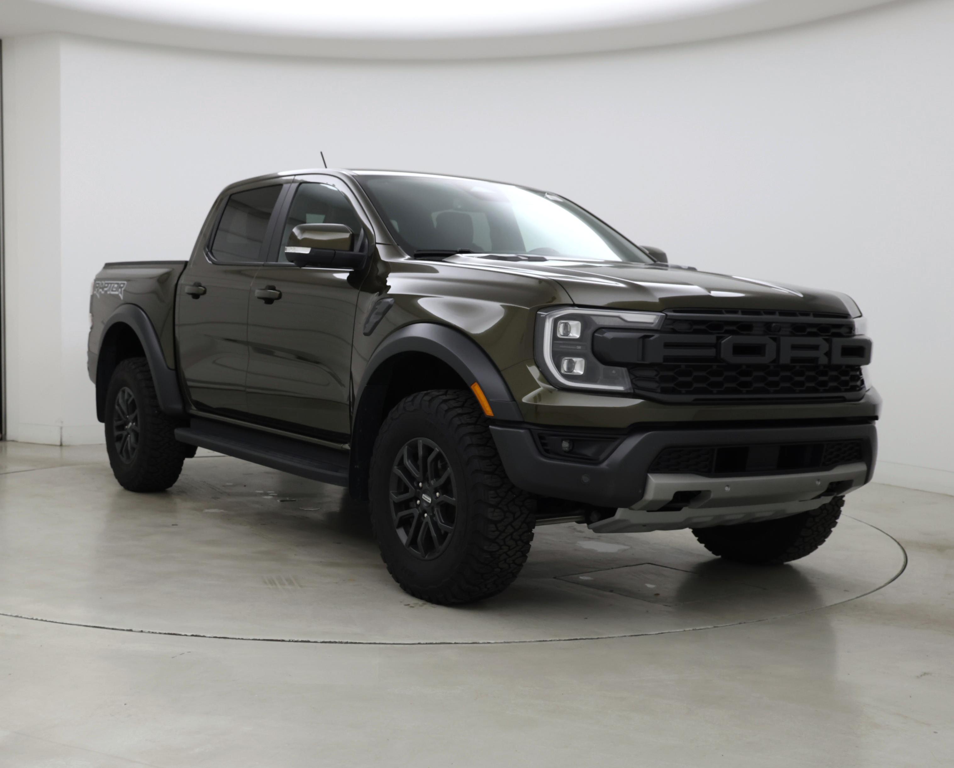 Green 2025 Ford Ranger Pickup Truck Four-Wheel Drive Automatic