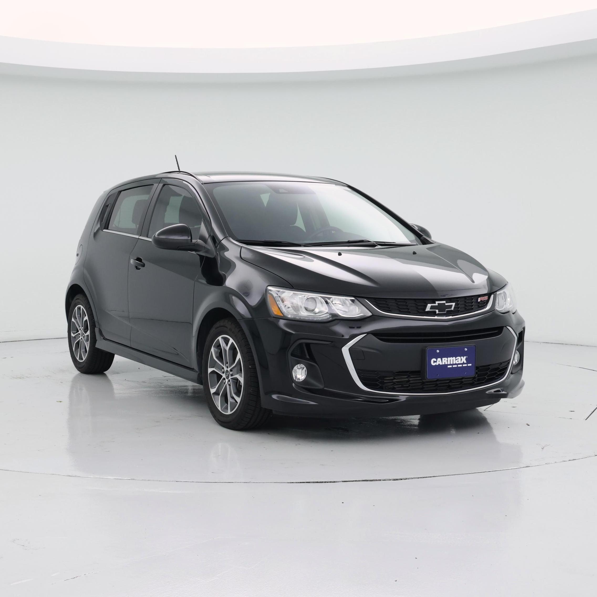 Black 2019 Chevrolet Sonic Hatchback Front-Wheel Drive Automatic