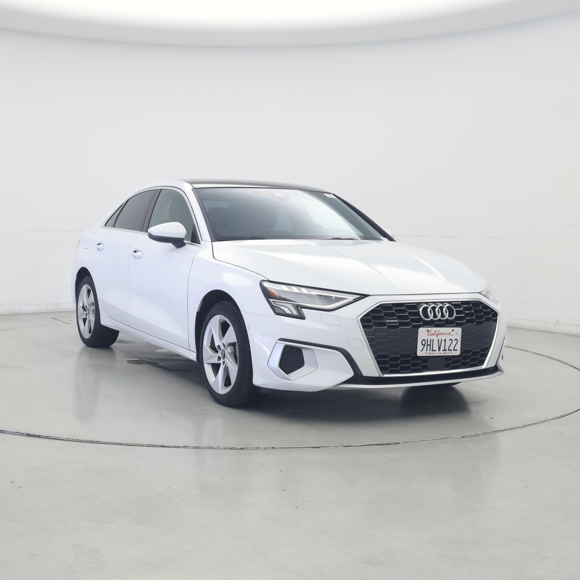 White 2023 Audi A3 Sedan All-Wheel Drive Automatic