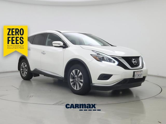 White 2018 Nissan Murano S FWD SUV / Crossover Front-Wheel Drive Automatic