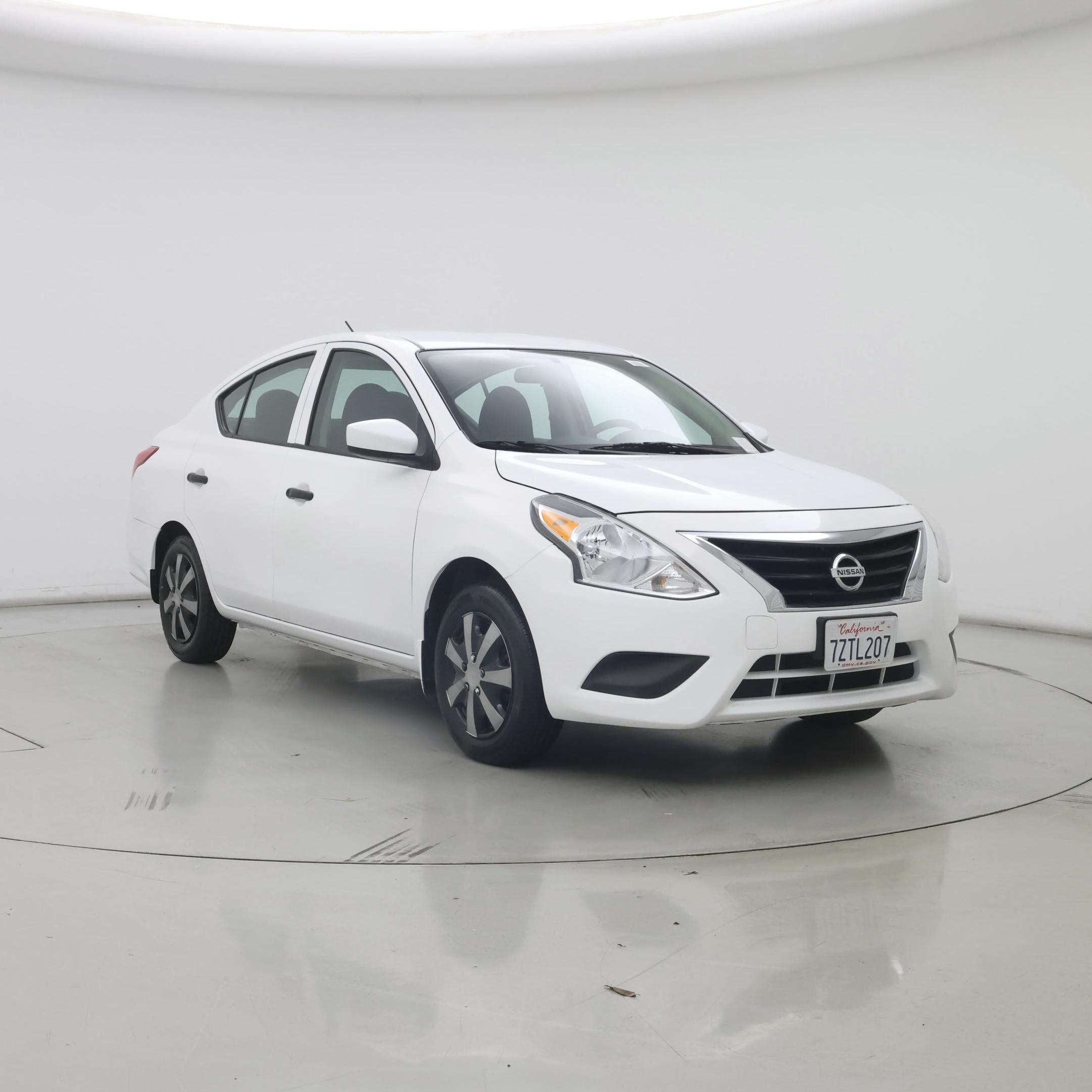White 2017 Nissan Versa Sedan  Manual