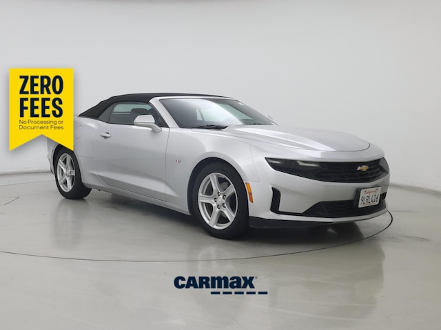 Silver 2019 Chevrolet Camaro Convertible Rear-Wheel Drive Automatic