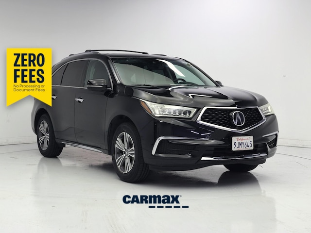 Black 2019 Acura MDX SUV / Crossover Front-Wheel Drive Automatic