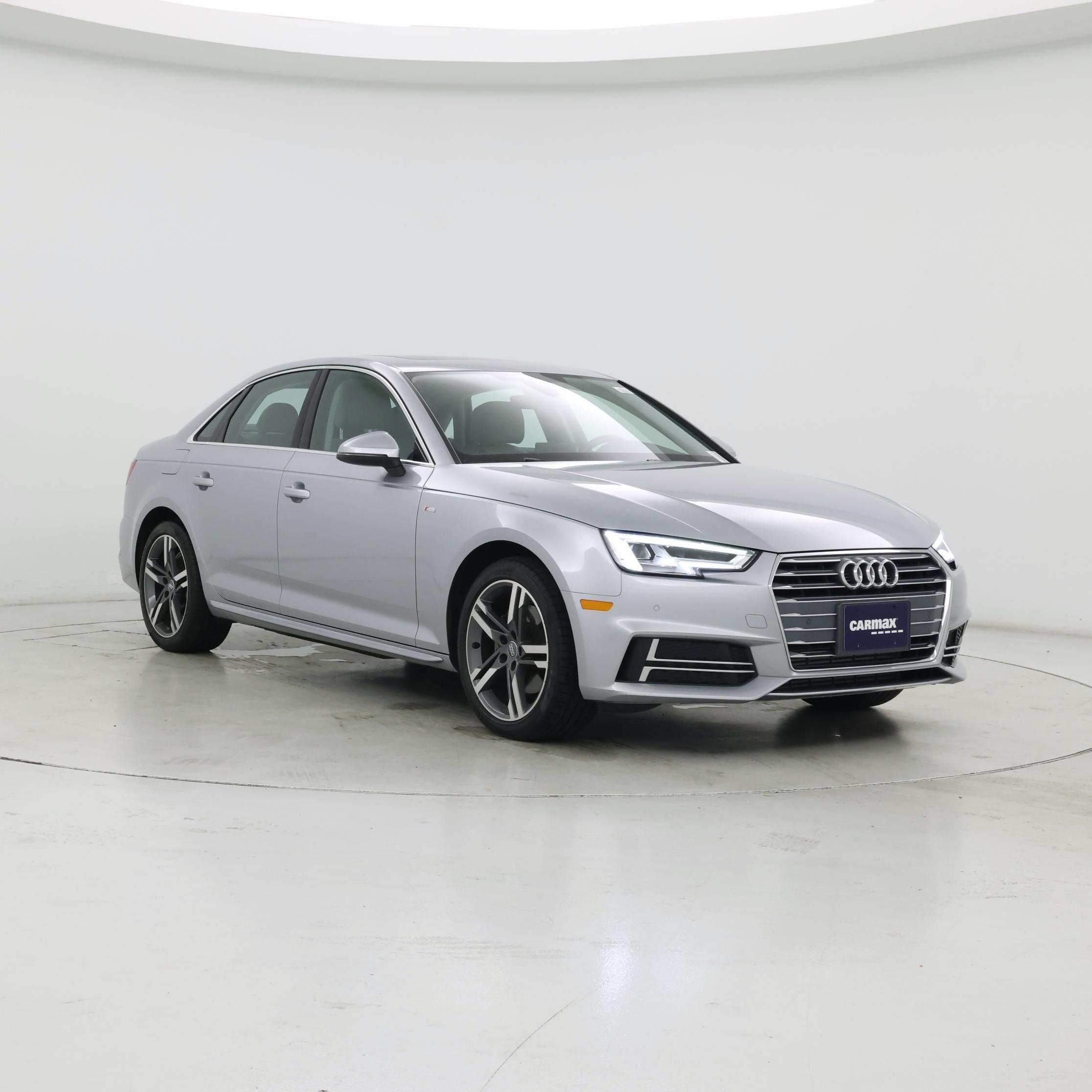 Silver 2018 Audi A4 Sedan Front-Wheel Drive Automatic