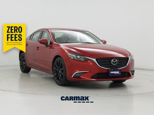 Red 2016 Mazda MAZDA6 Sedan Front-Wheel Drive Automatic