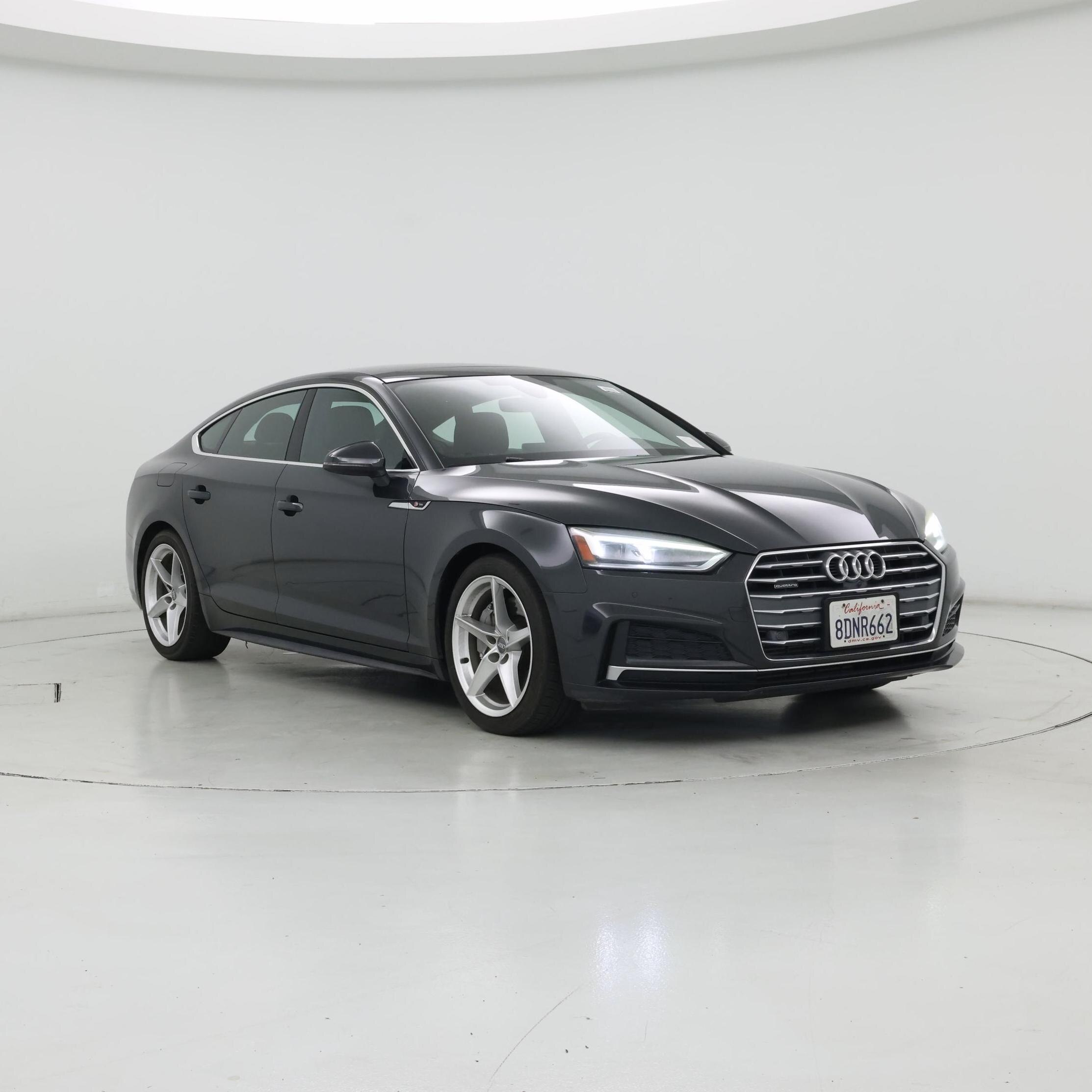 Gray 2018 Audi A5 Sportback Sedan All-Wheel Drive Automatic