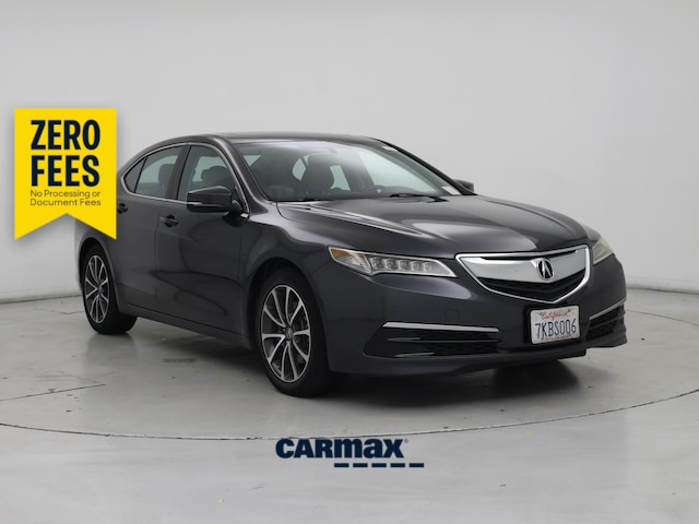 Silver 2015 Acura TLX Sedan Front-Wheel Drive Automatic