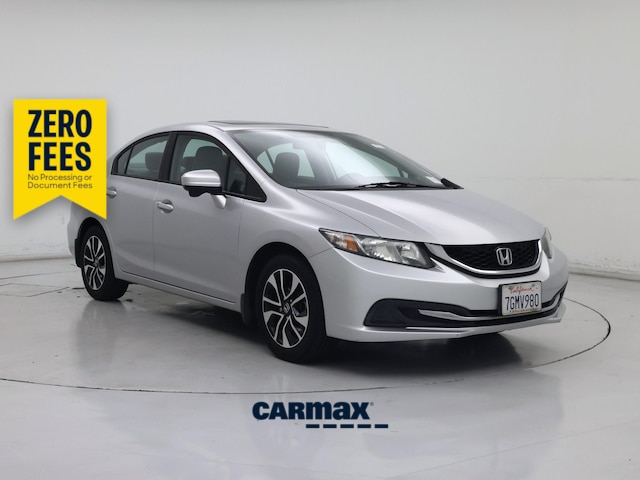 Silver 2014 Honda Civic Sedan Front-Wheel Drive Automatic