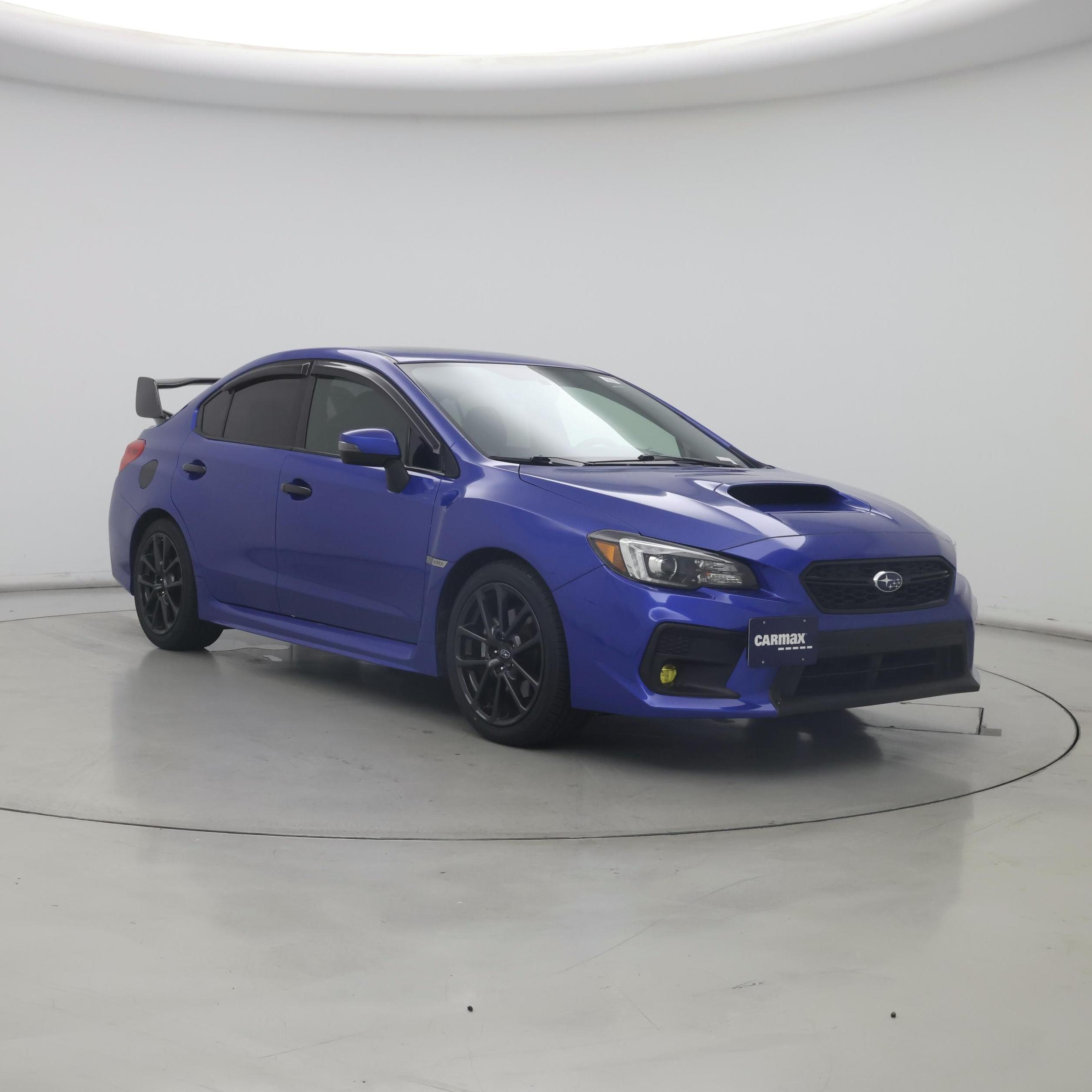 Blue 2020 Subaru WRX Sedan All-Wheel Drive Manual