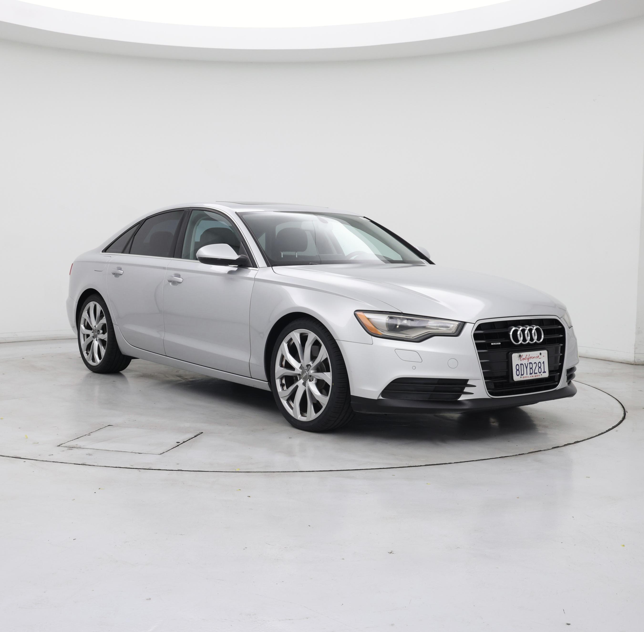 Silver 2015 Audi A6 Sedan All-Wheel Drive Automatic