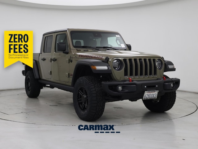 Brown 2020 Jeep Gladiator Pickup Truck Four-Wheel Drive Manual