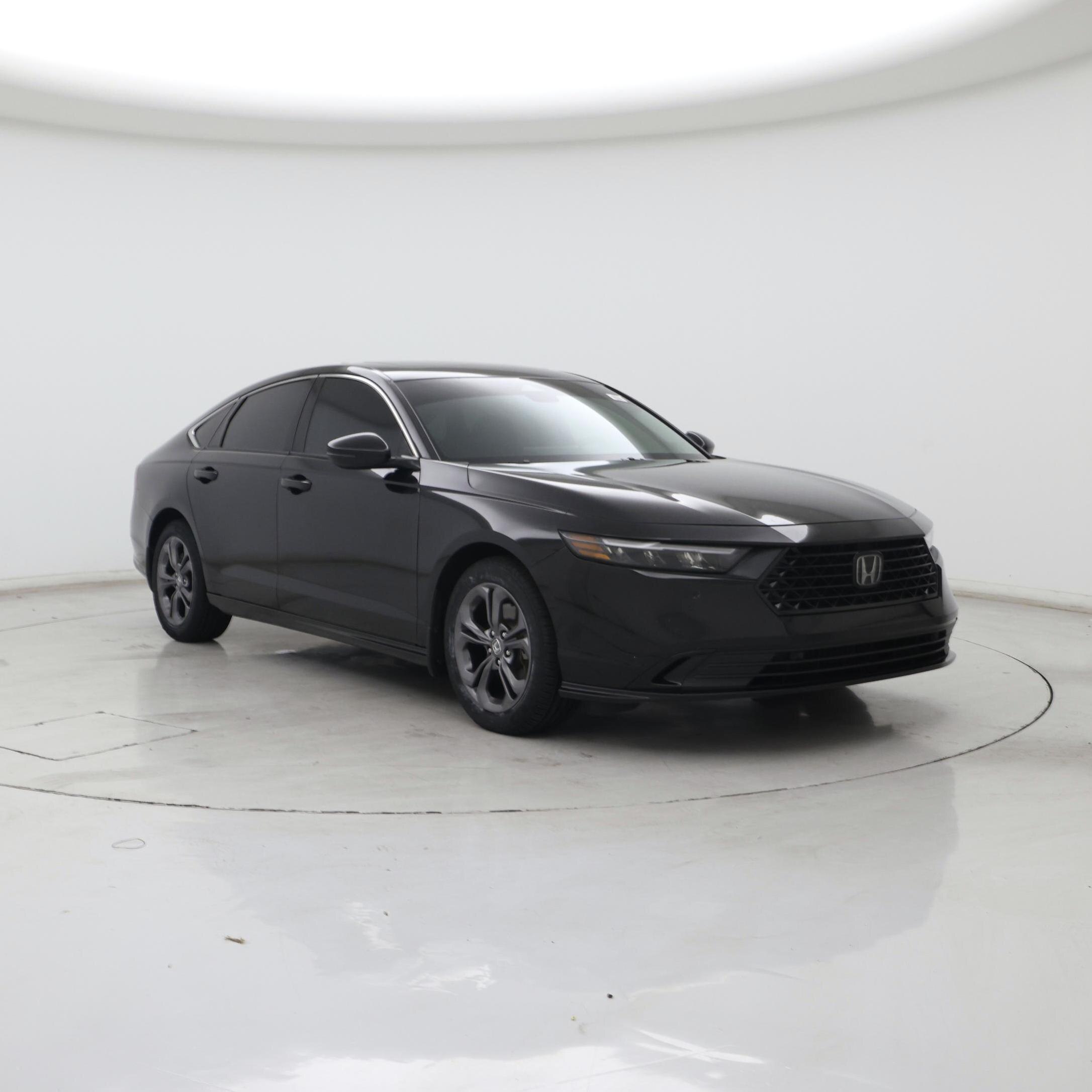 Black 2024 Honda Accord Hybrid Sedan Front-Wheel Drive Automatic