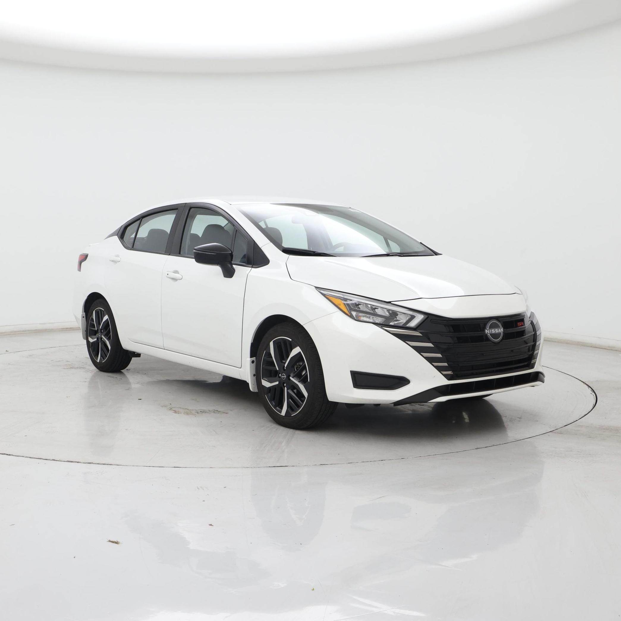 White 2025 Nissan Versa Sedan Front-Wheel Drive Automatic