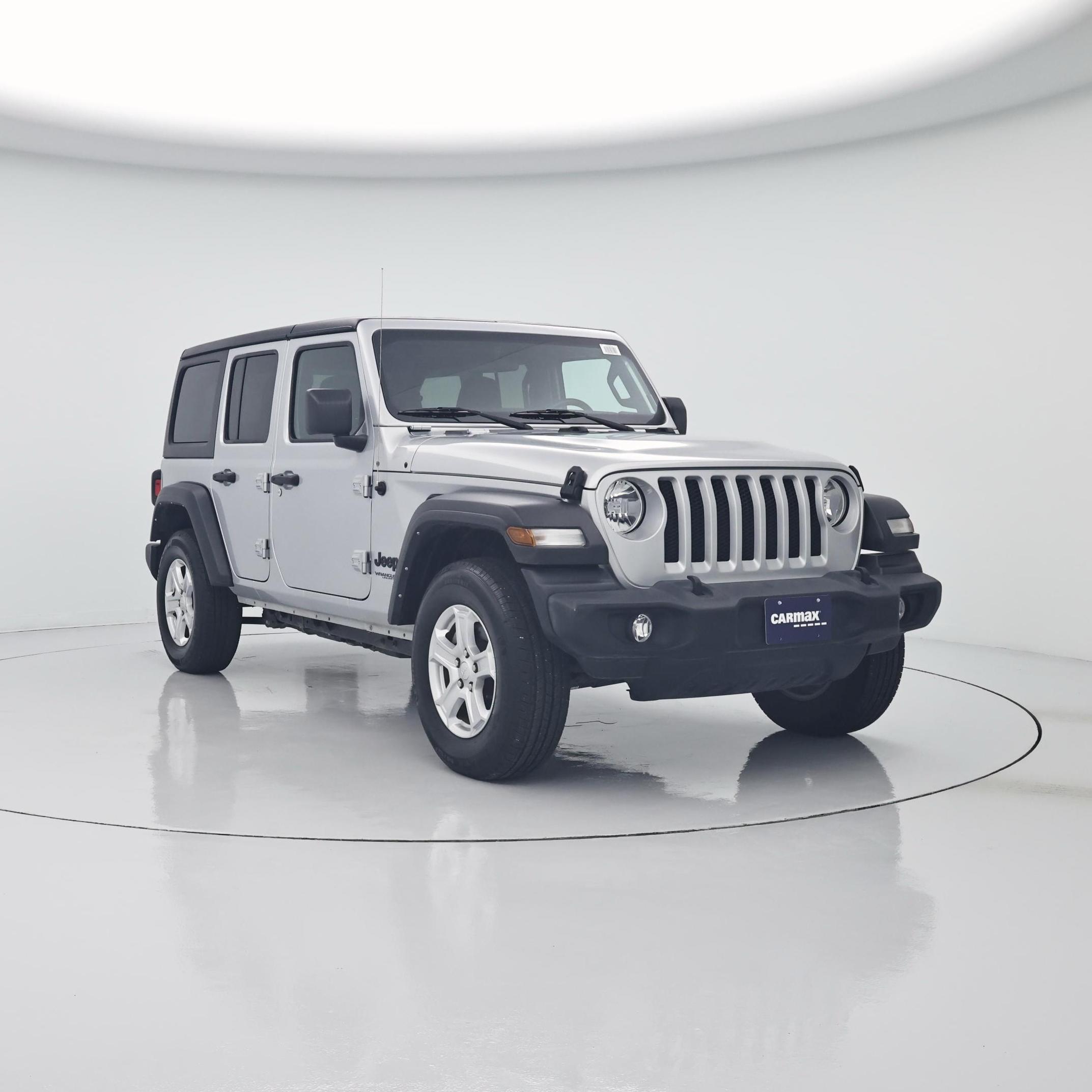 Silver 2022 Jeep Wrangler SUV / Crossover Four-Wheel Drive Automatic