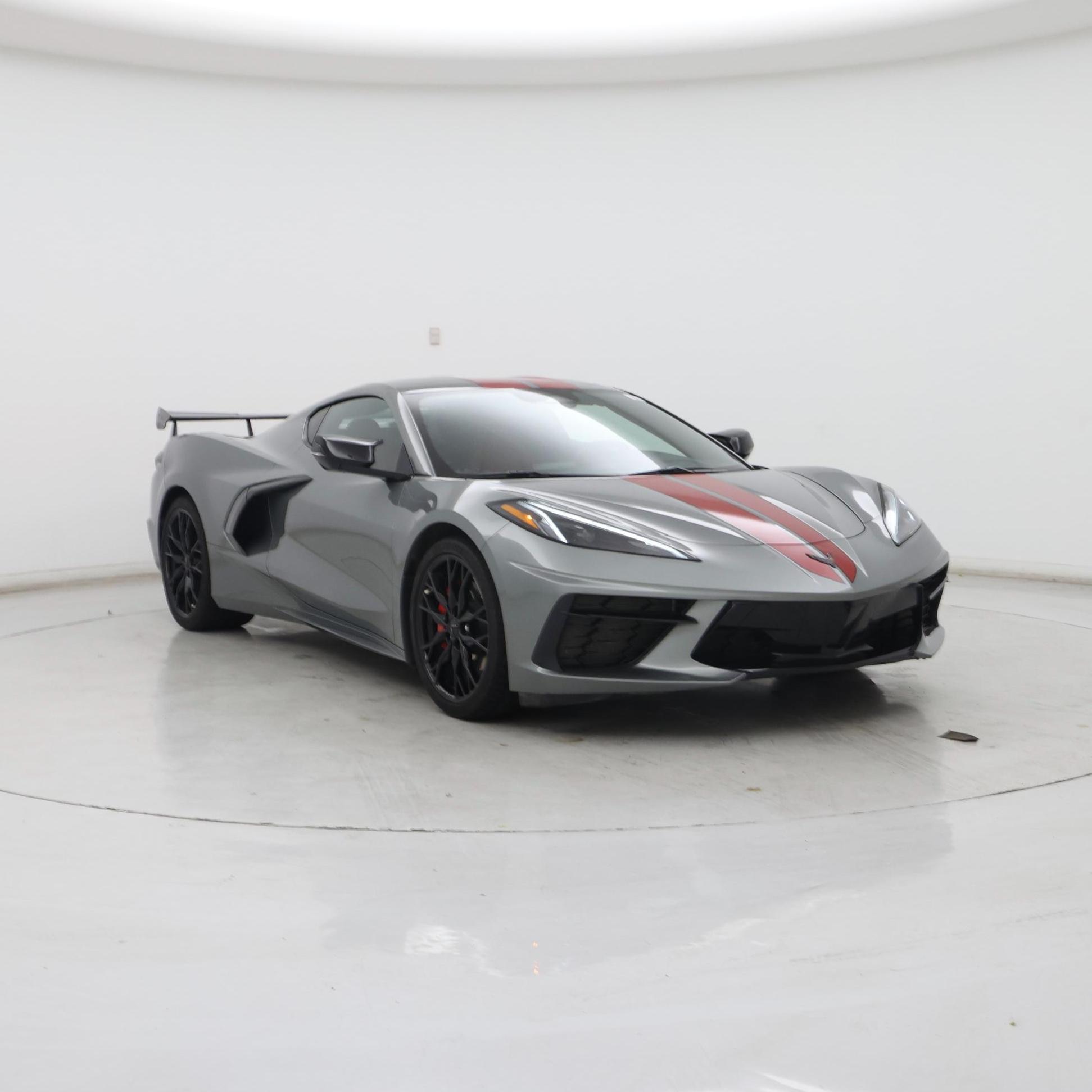 Gray 2024 Chevrolet Corvette Coupe Rear-Wheel Drive Automatic