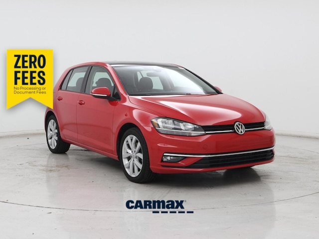 Red 2019 Volkswagen Golf Hatchback Front-Wheel Drive Manual