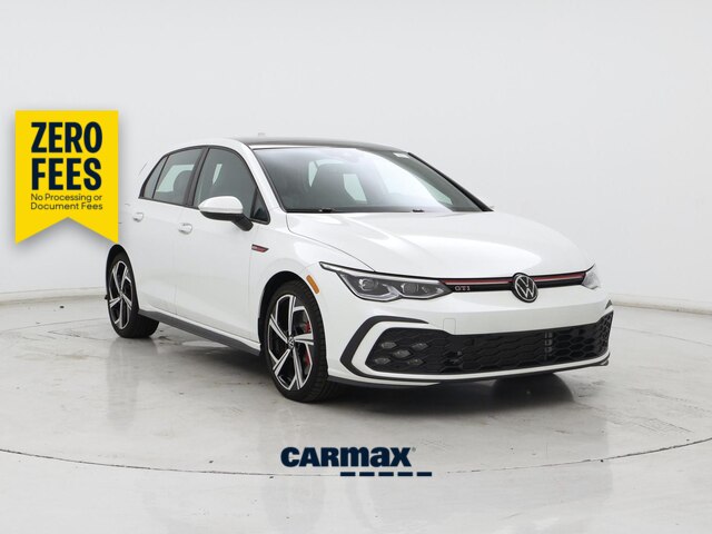 White 2024 Volkswagen Golf GTI Hatchback Front-Wheel Drive Automatic