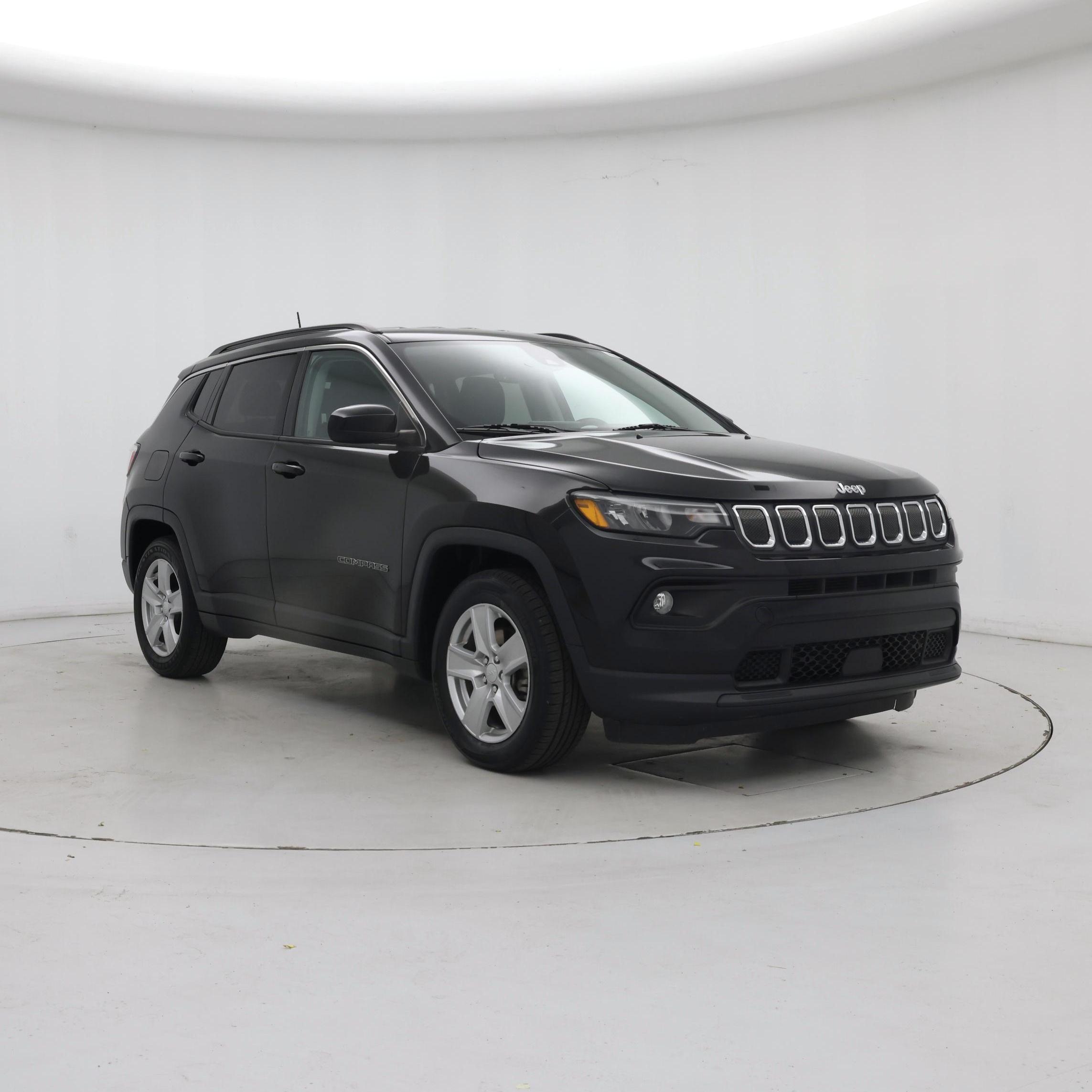 Black 2022 Jeep Compass SUV / Crossover Front-Wheel Drive Automatic