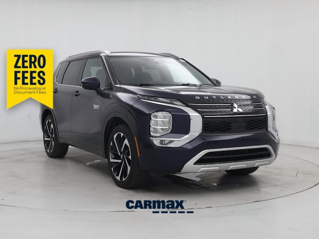 Blue 2024 Mitsubishi Outlander Hybrid Plug-in SUV / Crossover All-Wheel Drive Automatic