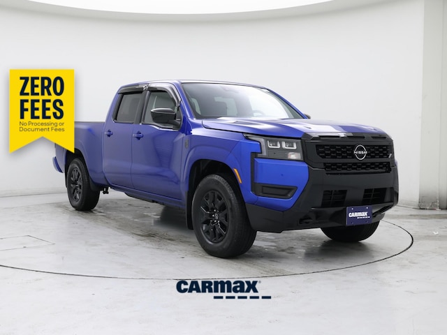 Blue 2026 Nissan Frontier Pickup Truck Four-Wheel Drive Automatic