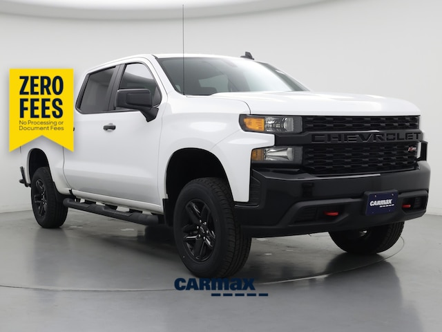 White 2021 Chevrolet Silverado 1500 Pickup Truck Four-Wheel Drive Automatic