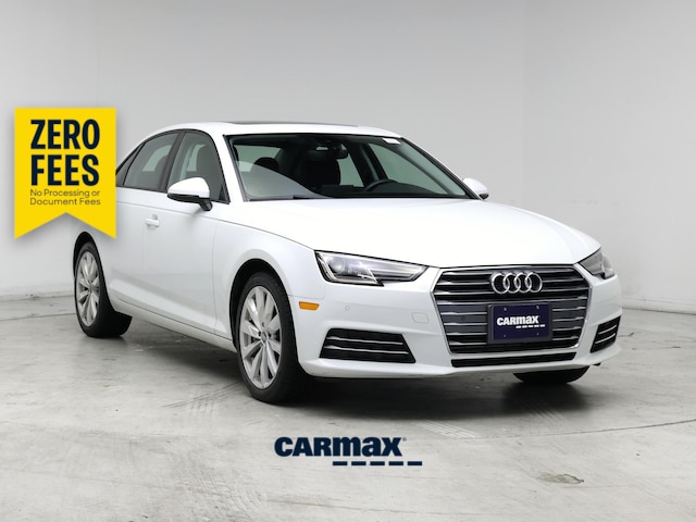 White 2017 Audi A4 Sedan Front-Wheel Drive Automatic
