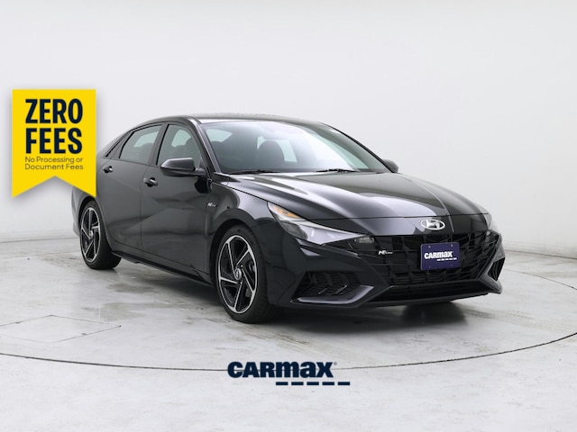 Black 2021 Hyundai Elantra Sedan Front-Wheel Drive Automatic
