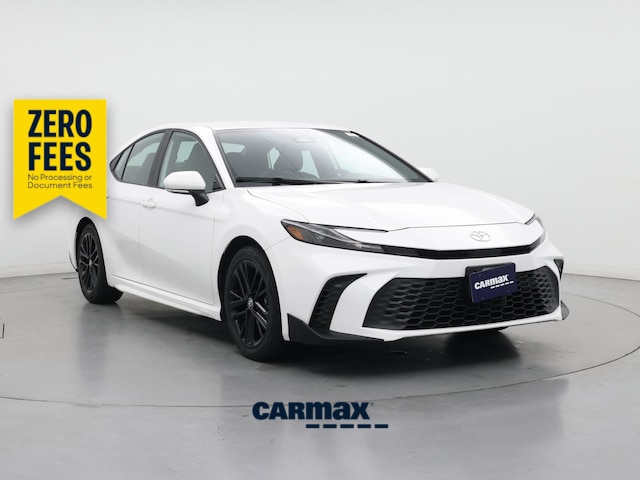 White 2025 Toyota Camry Sedan Front-Wheel Drive Automatic