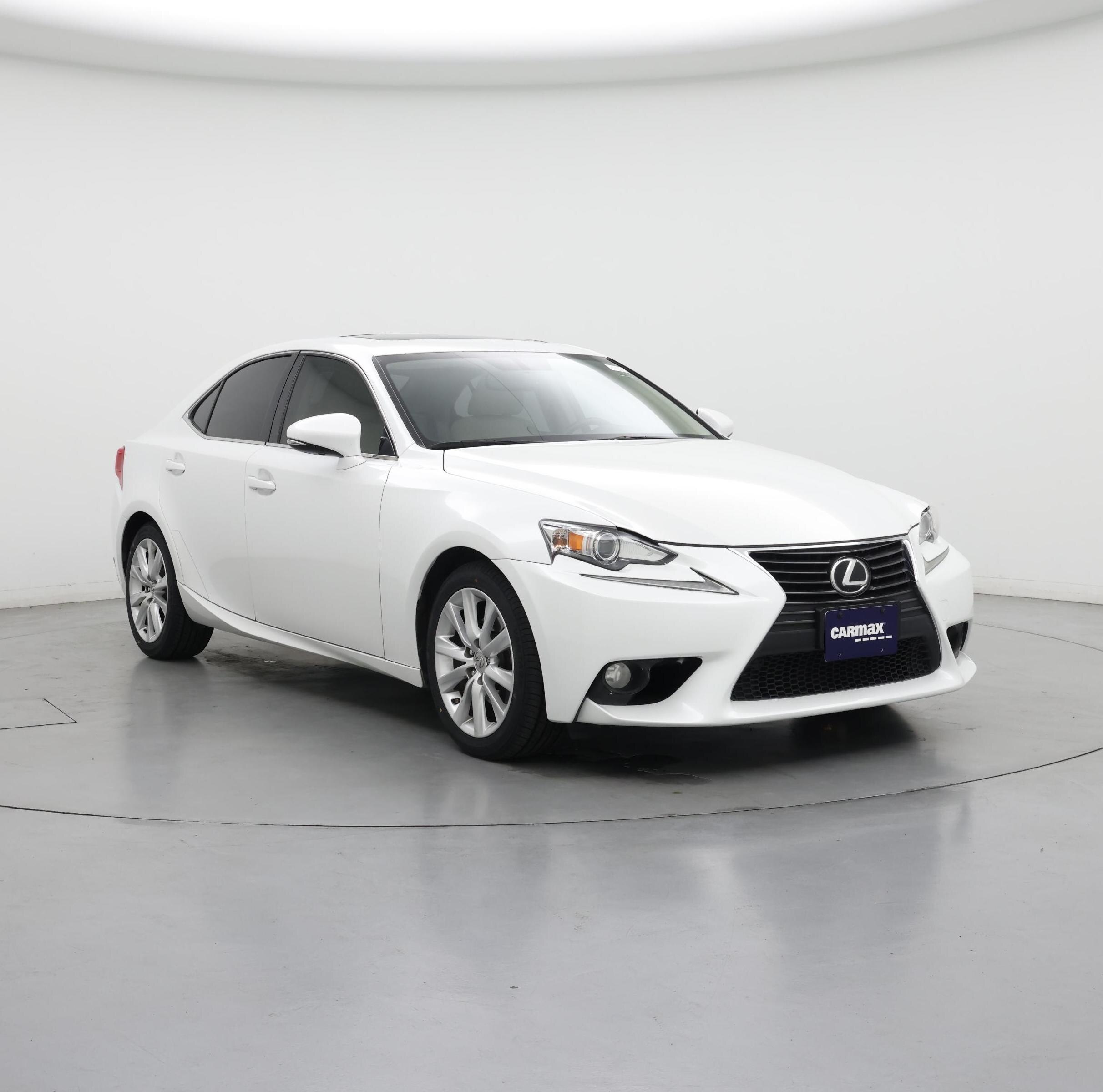 White 2014 Lexus IS Sedan Rear-Wheel Drive Automatic
