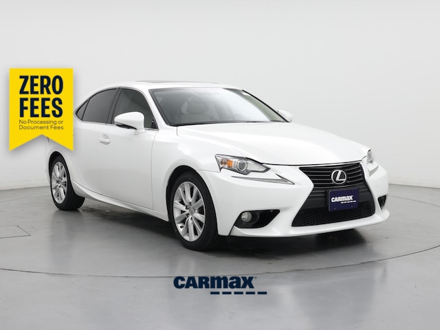 White 2014 Lexus IS Sedan Rear-Wheel Drive Automatic