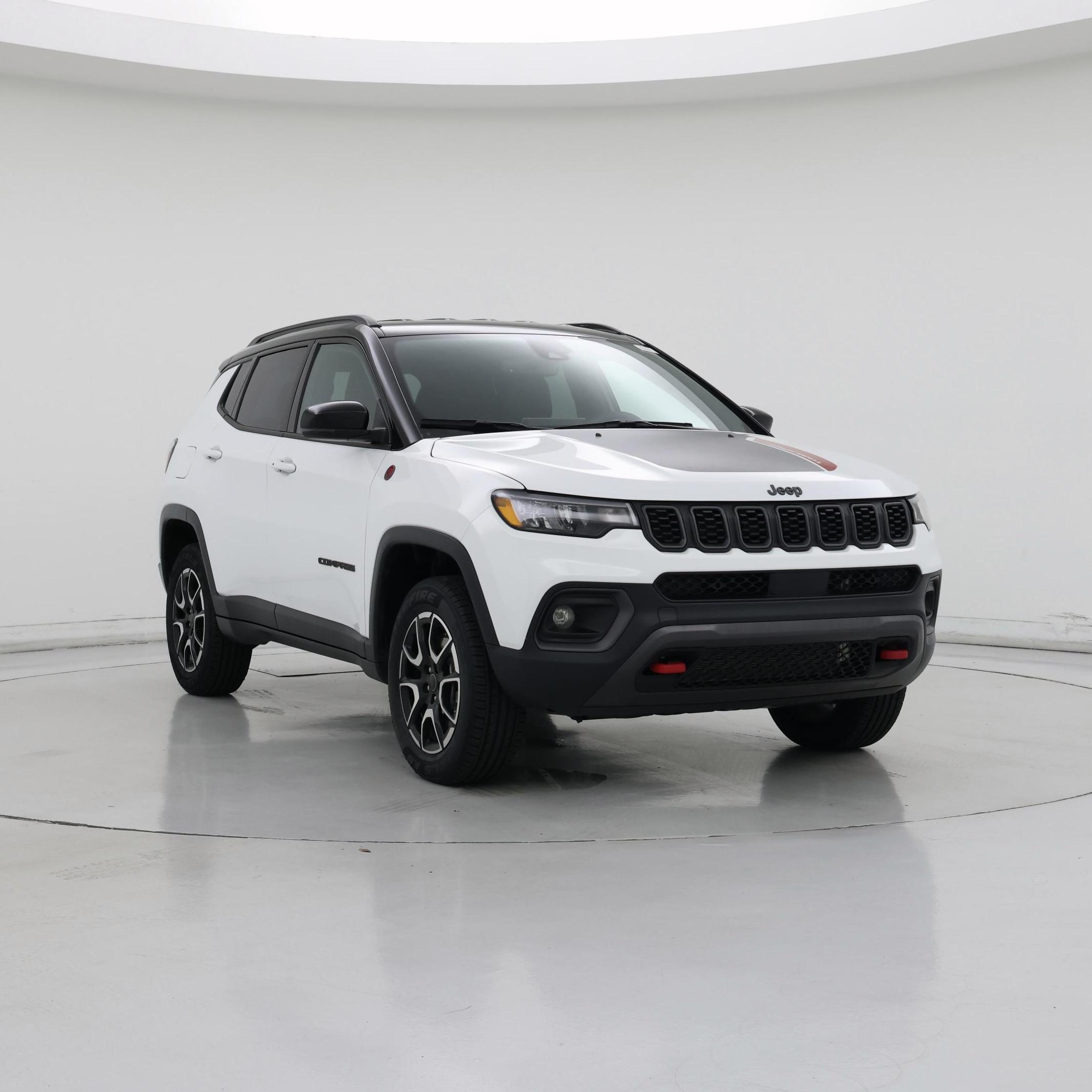 White 2025 Jeep Compass SUV / Crossover Four-Wheel Drive Automatic