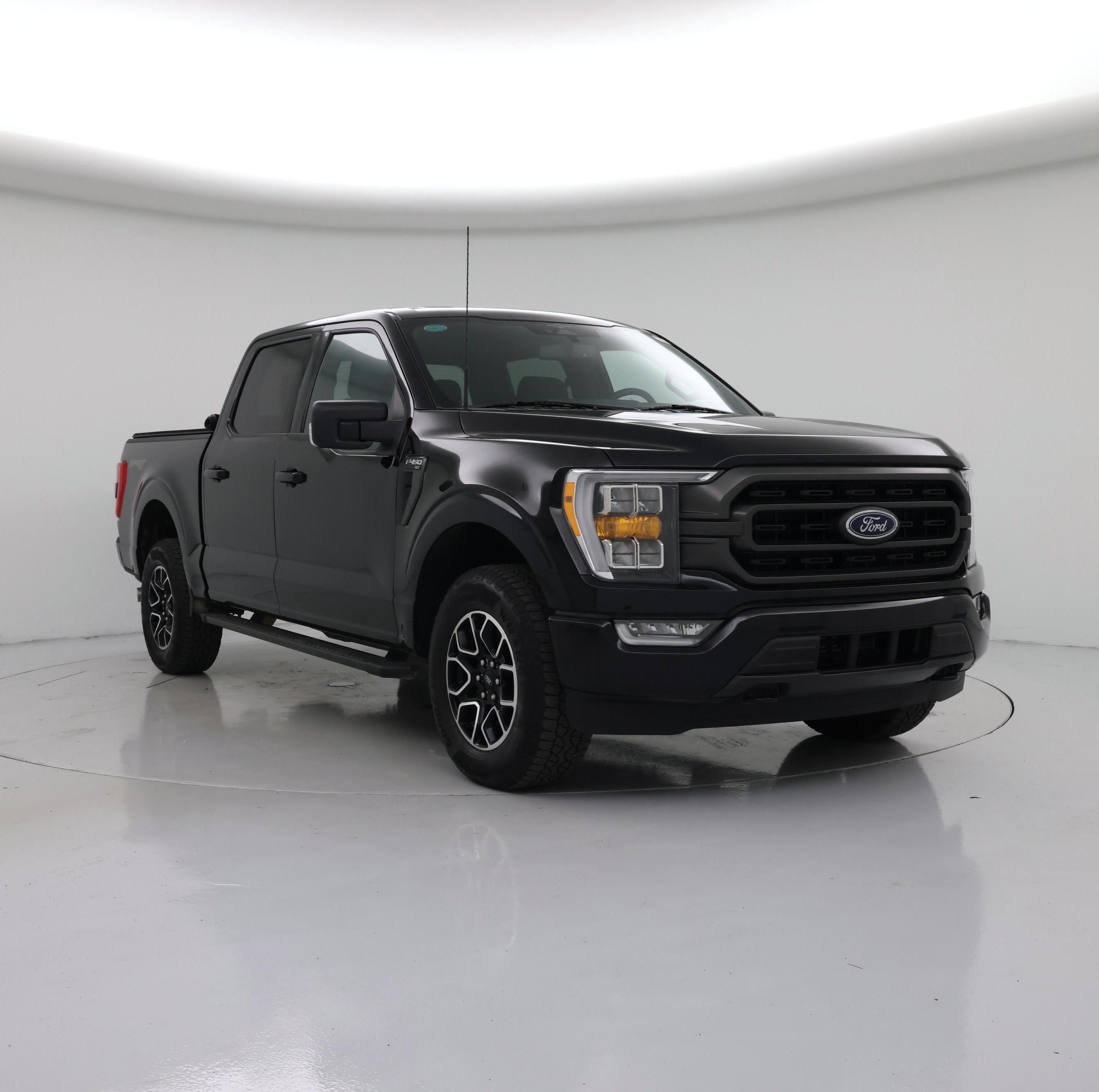 Black 2023 Ford F-150 Pickup Truck Four-Wheel Drive Automatic