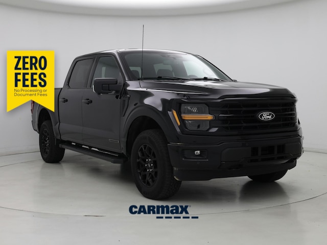 Black 2024 Ford F-150 Pickup Truck Four-Wheel Drive Automatic