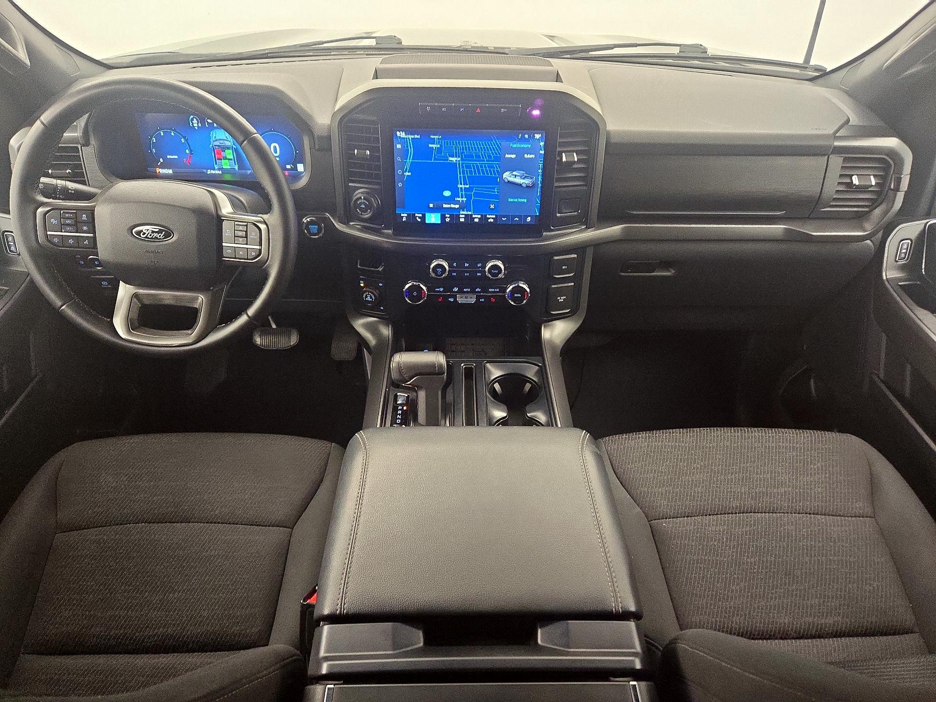Black 2024 Ford F-150 Pickup Truck Four-Wheel Drive Automatic