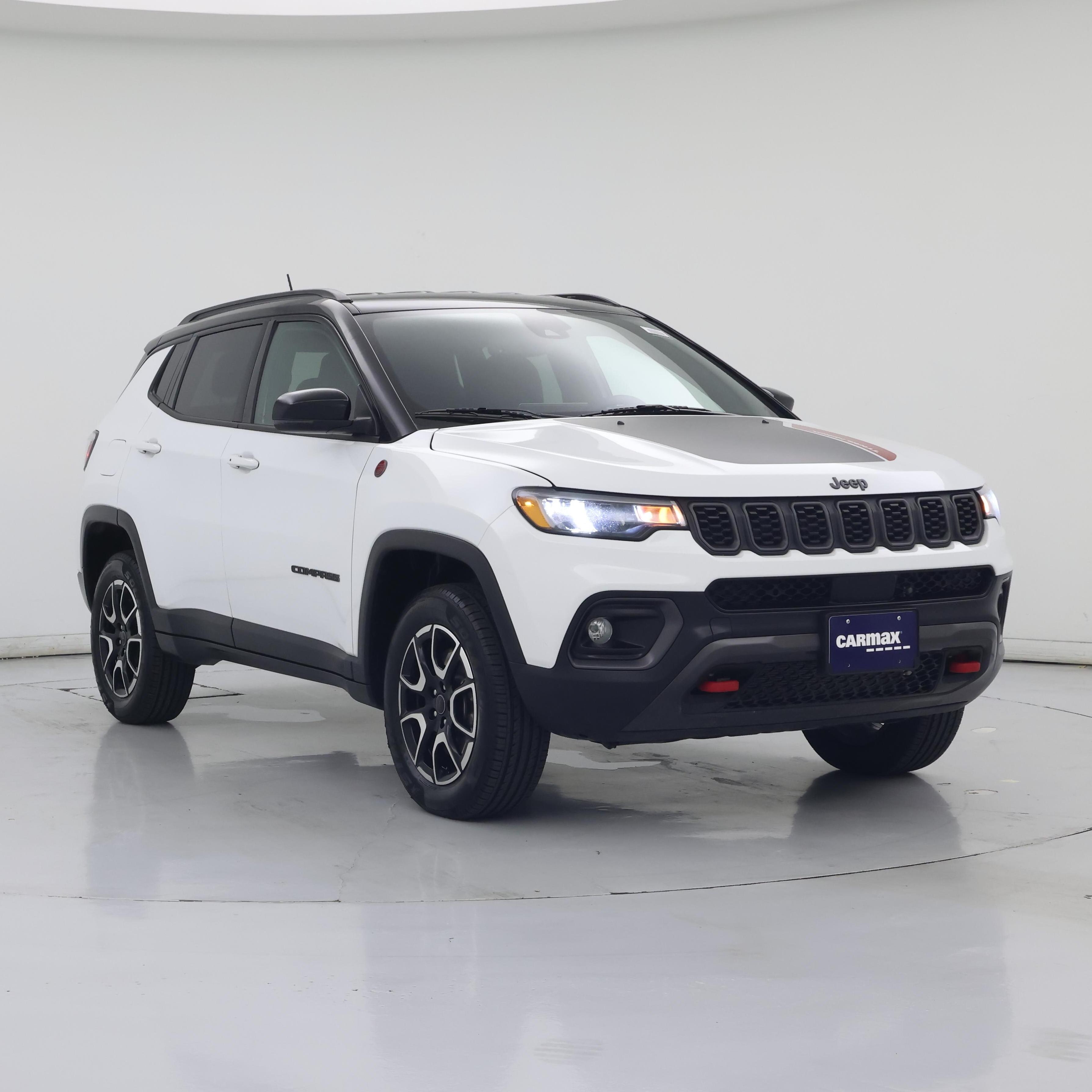 White 2025 Jeep Compass SUV / Crossover Four-Wheel Drive Automatic