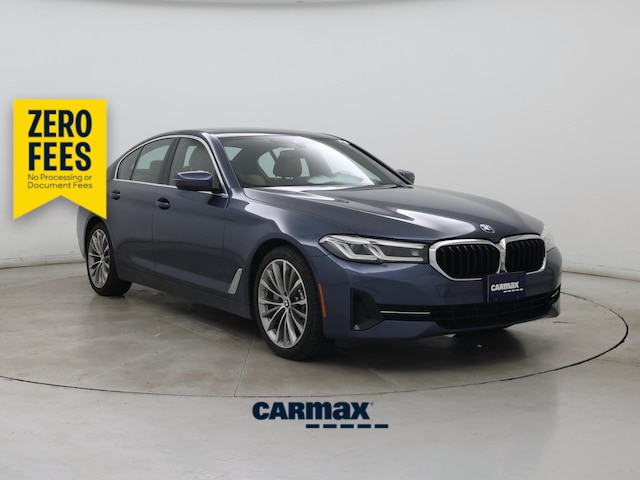 Blue 2023 BMW 5 Series Sedan All-Wheel Drive Automatic