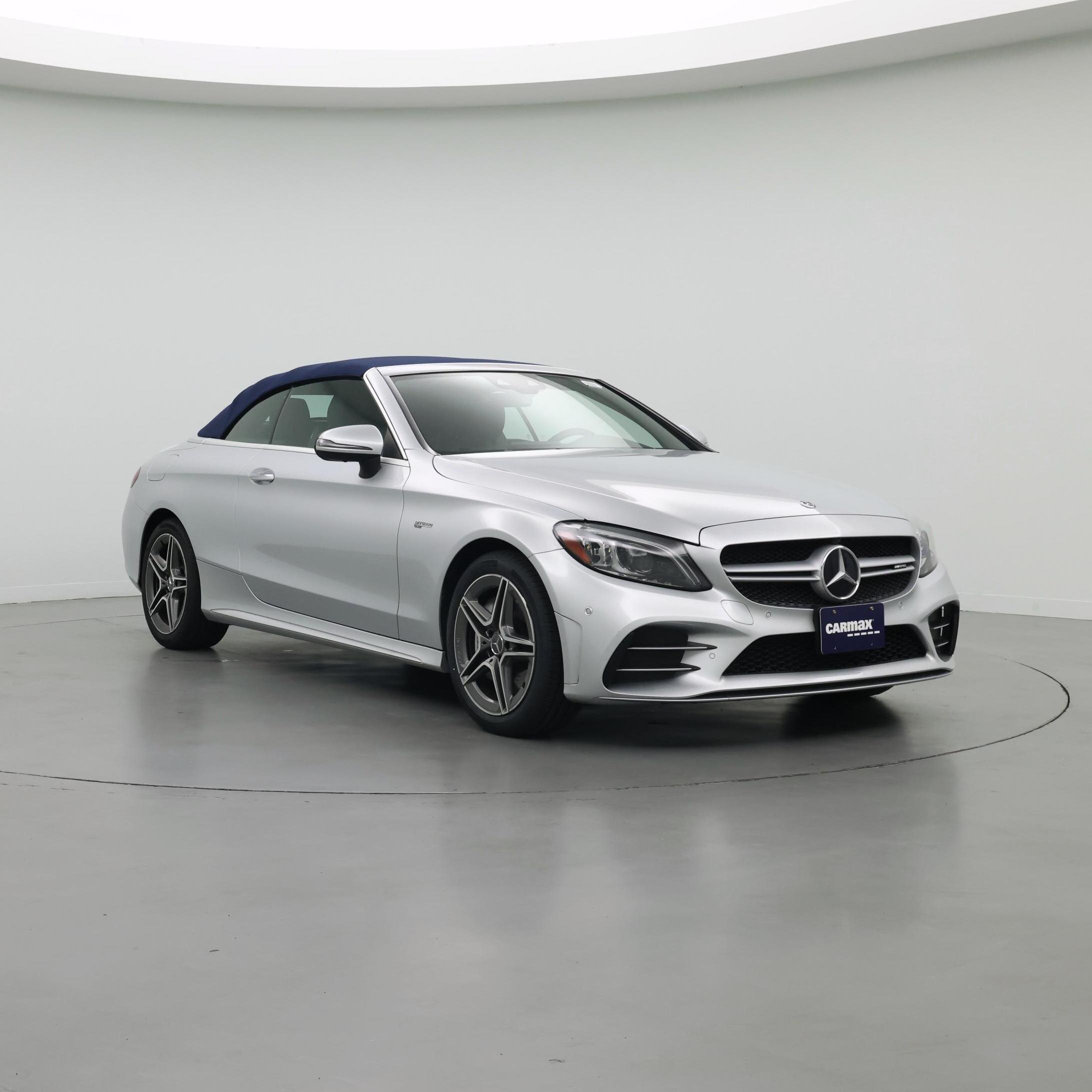 Silver 2020 Mercedes-Benz C-Class Convertible All-Wheel Drive Automatic