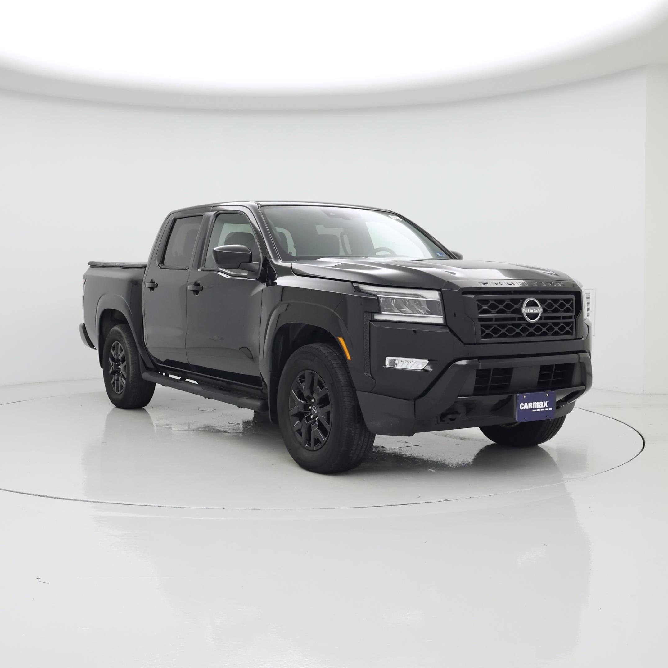 Black 2023 Nissan Frontier Pickup Truck Four-Wheel Drive Automatic