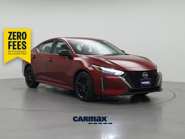 Red 2024 Nissan Sentra Sedan Front-Wheel Drive Automatic