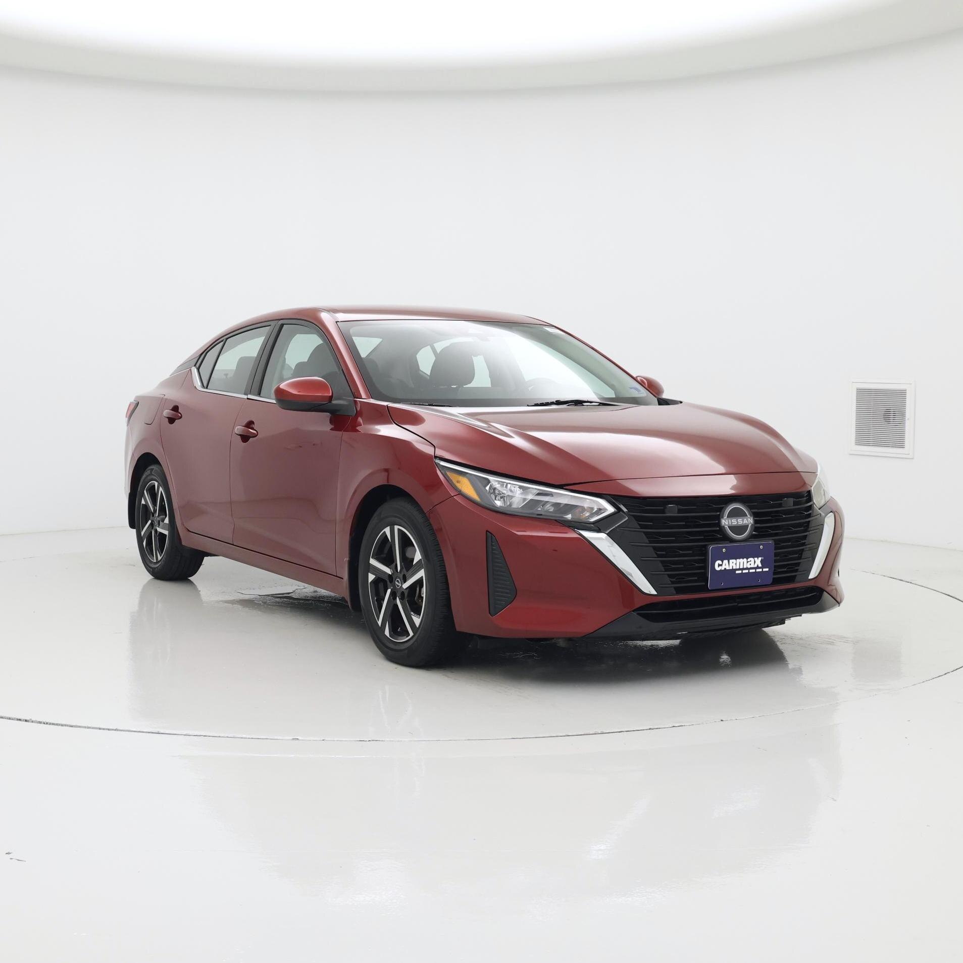 Red 2024 Nissan Sentra Sedan Front-Wheel Drive Automatic