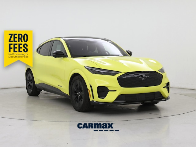 Yellow 2025 Ford Mustang Mach-E SUV / Crossover All-Wheel Drive Automatic