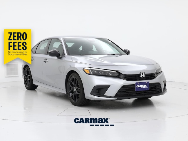 Silver 2022 Honda Civic Sedan Front-Wheel Drive Automatic