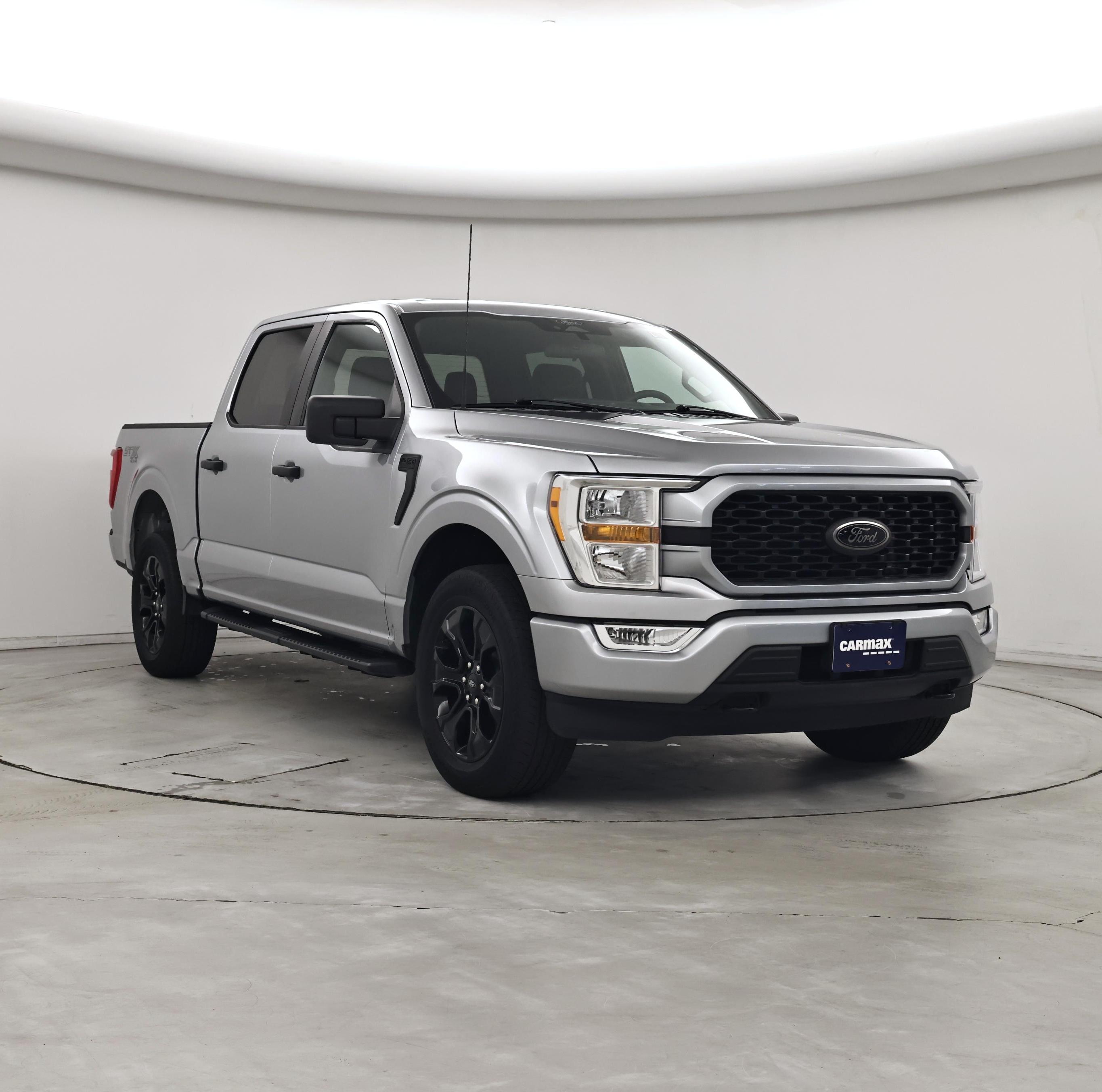Gray 2022 Ford F-150 Pickup Truck Four-Wheel Drive Automatic