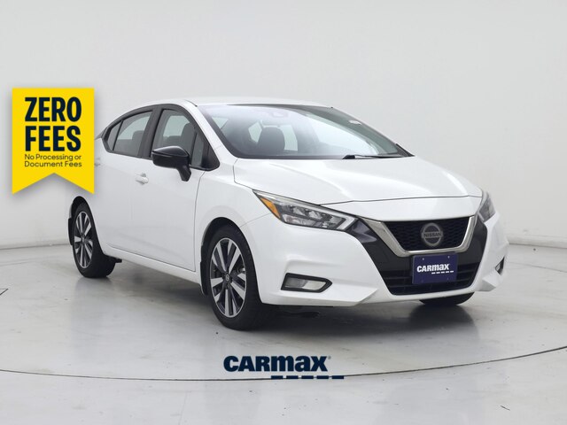 White 2021 Nissan Versa Sedan Front-Wheel Drive Automatic
