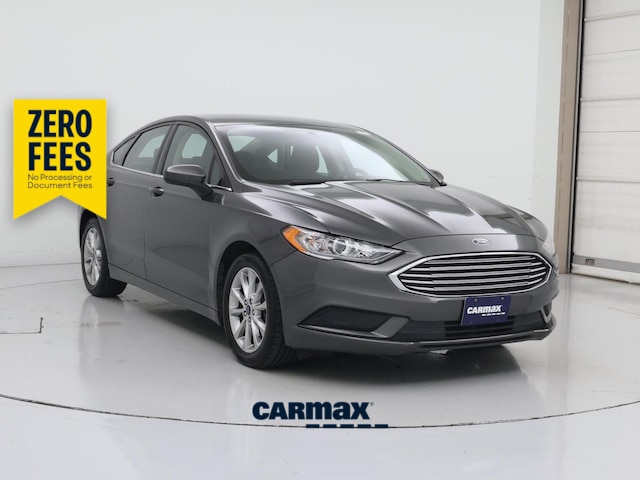 Gray 2017 Ford Fusion Sedan Front-Wheel Drive Automatic