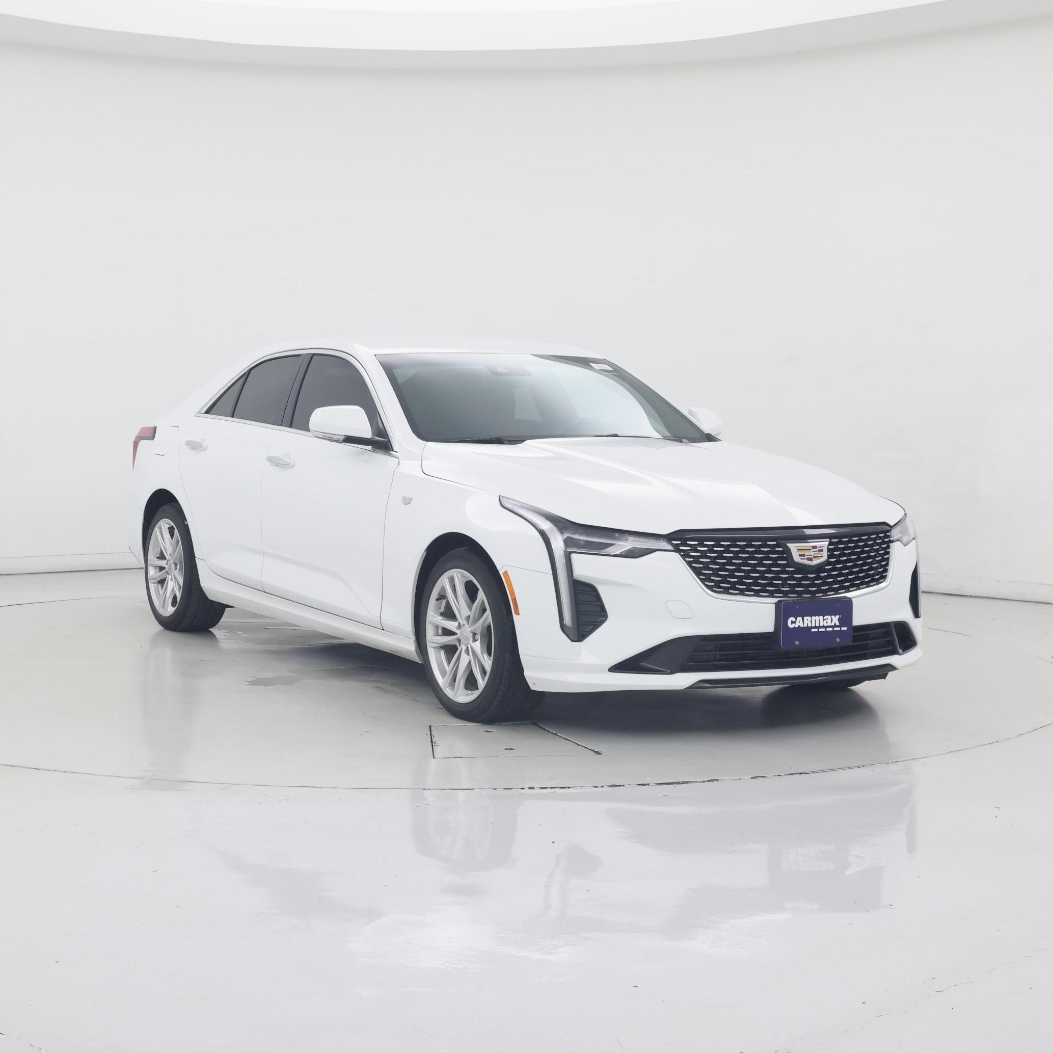 White 2025 Cadillac CT4 Sedan Rear-Wheel Drive Automatic